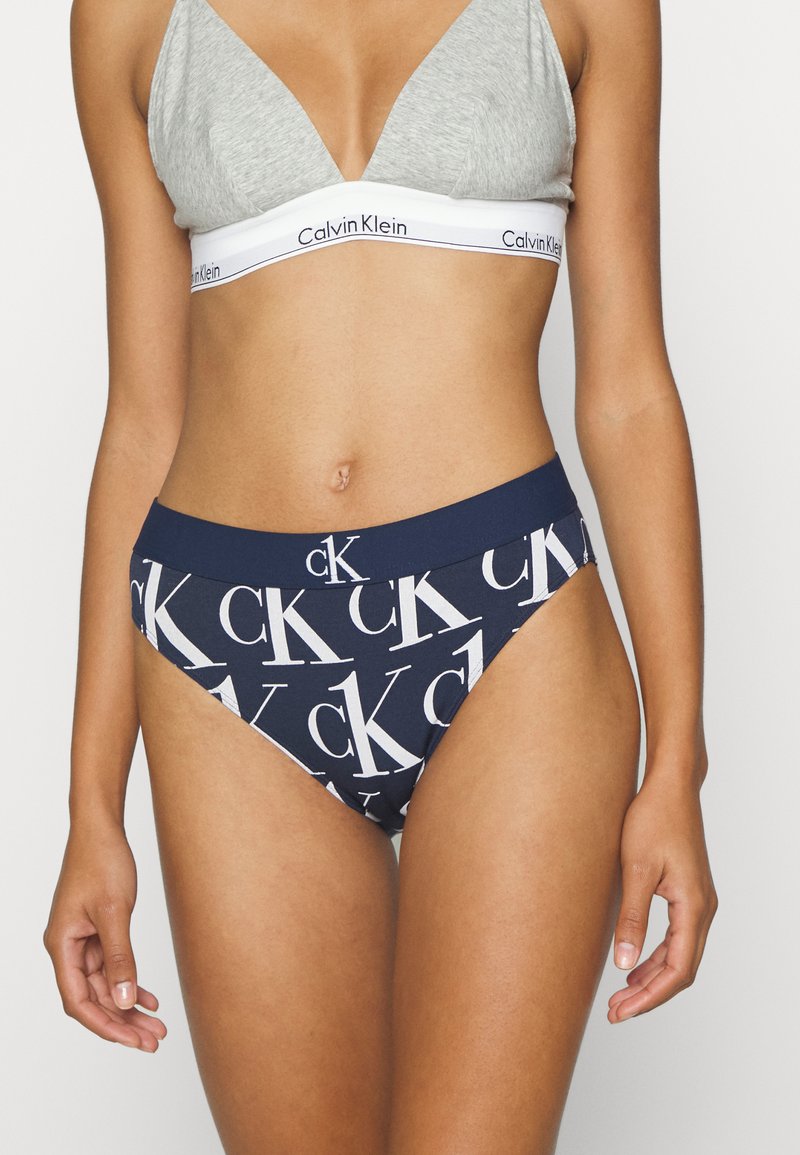 Calvin Klein Underwear ONE PLUSH CHEEKY - Braguitas - blue shadow