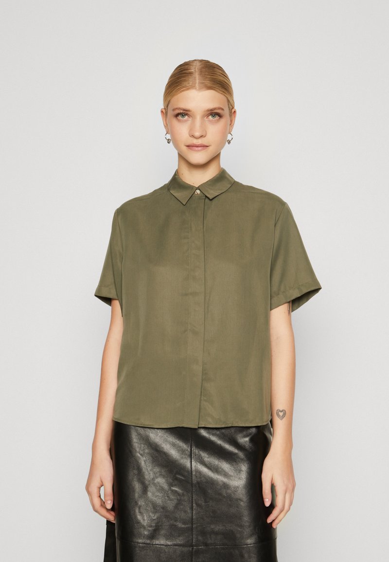 Samsøe Samsøe - MINA - Camicia - dusty olive, Ingrandire