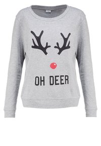 JDY Sudadera - mottled light grey