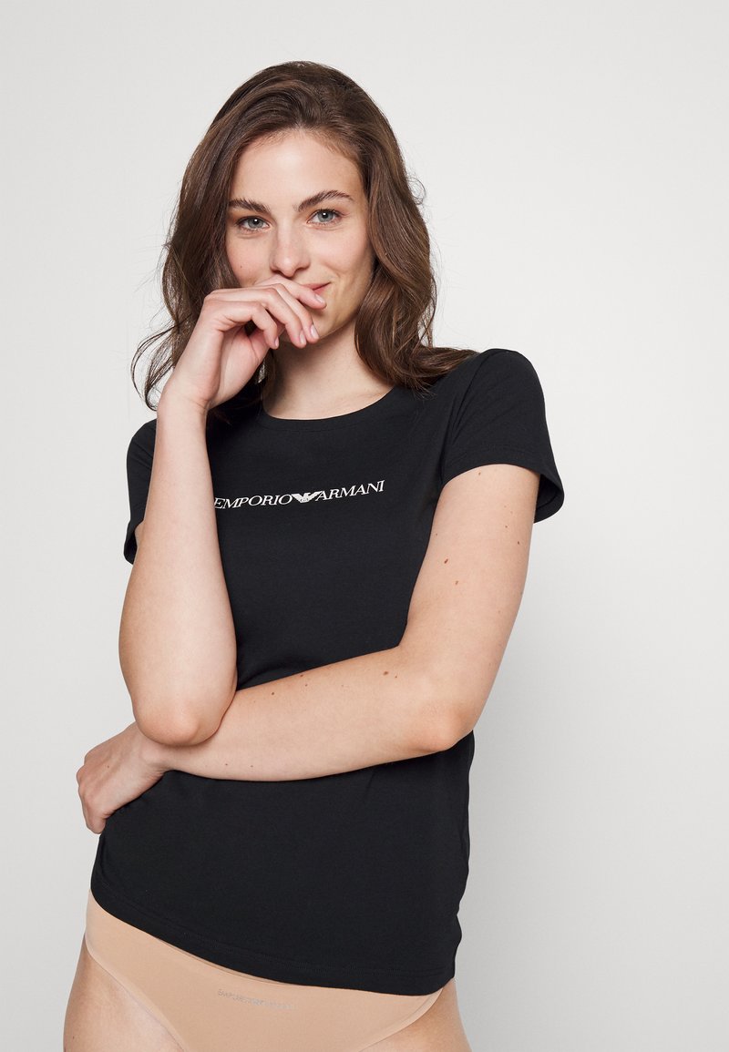 Damen Nachthemden | Emporio Armani Nachtwäsche Shirt nero/schwarz - RW93244 Damen Nachthemden | Emporio Armani Nachtwäsche Shirt nero/schwarz - RW93244