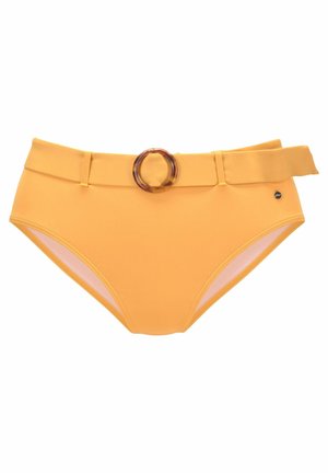 s.Oliver, PANT HIGHWAIST - Badehose Slip - yellow