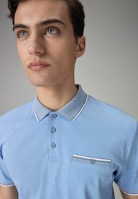 Next SMART COLLAR - Polo marškinėliai - stone blue denim