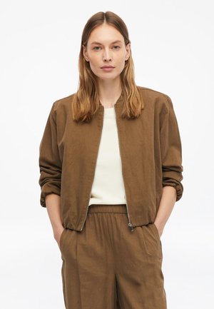s.Oliver, INDOOR-JACKE - Bomberjacke - braun