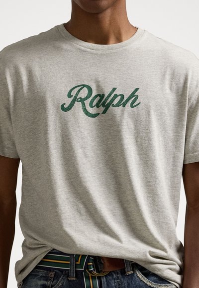 Polo Ralph Lauren THE RALPH T-SHIRT - Nyomott mintás póló - light sport heather