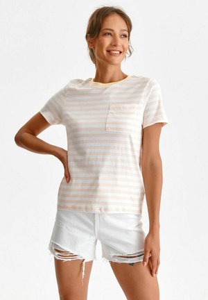 Top Secret Print T-shirt - jasny różowy