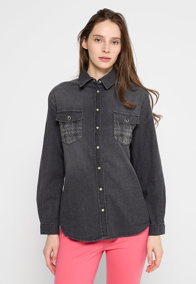 LIU JO Overhemdblouse grijs LIU JO Overhemdblouse grijs