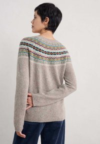 Seasalt Cornwall SEAS EDGE - Svetr - multi knit harlyn pink grass multi