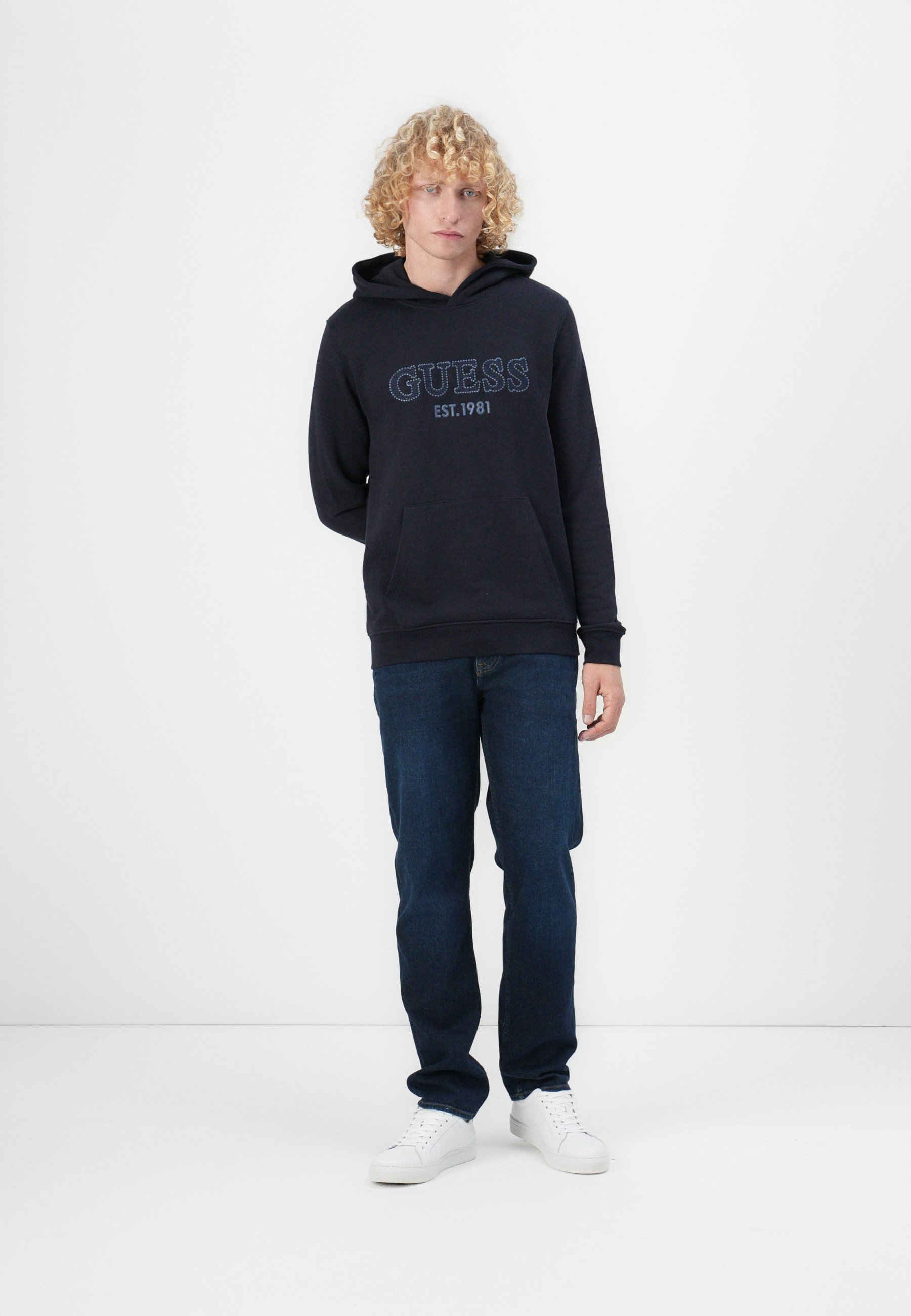 Dr. Denim Herren Dario Zip Sweatshirt – Leichter Übergrößen-Mockneck Mit Halbem Reißverschluss