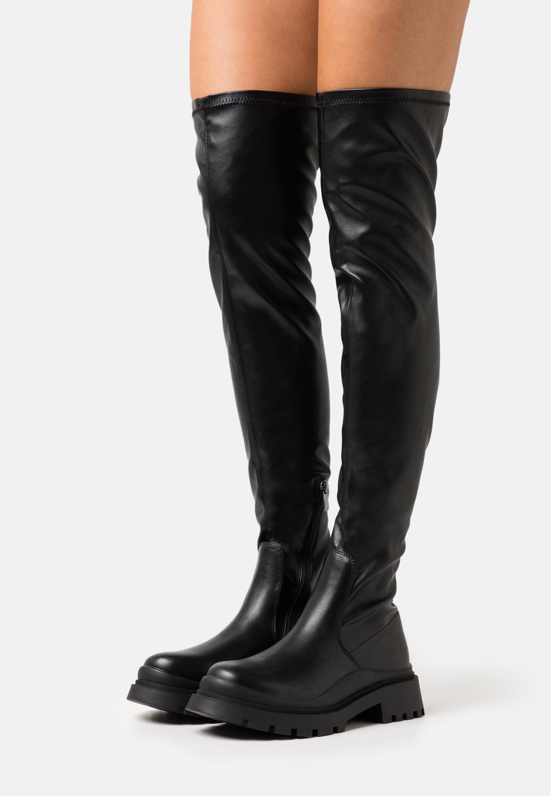 DeeZee Overknee laarzen - black/zwart - Zalando.nl