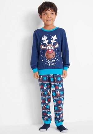 bonprix MIT WEIHNACHTSMOTIV - Pigiama - blue