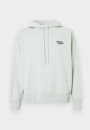 HANDWRITING HOODIE - Pusa - light grey melange
