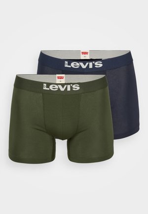 MEN BASIC 2 PACK - Boxer alsónadrág - green/blue