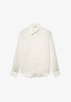 Calliope, CAMICIA TINTA UNITA - Hemdbluse - bianco lana