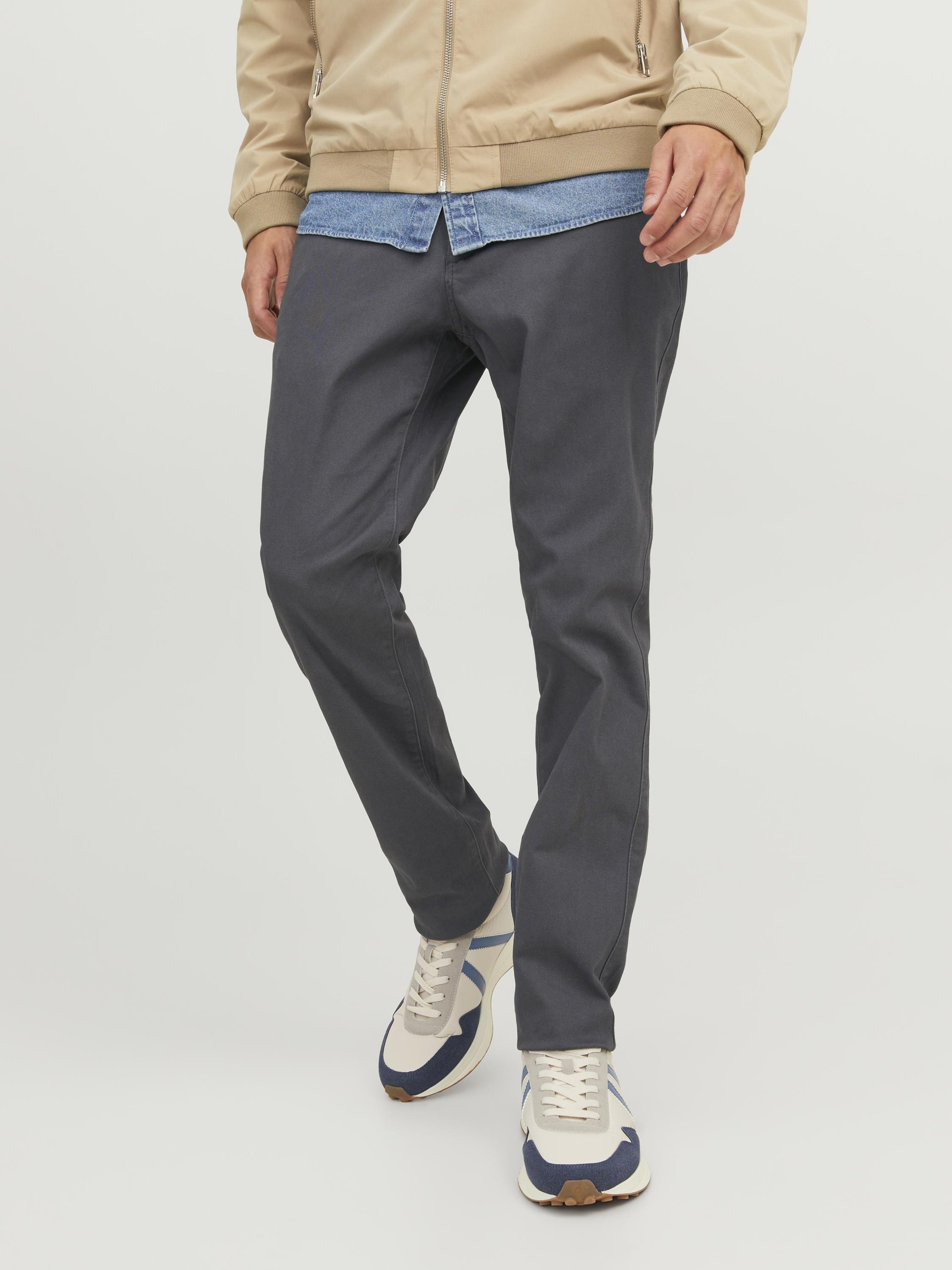 Jack & Jones JPSTMARCO JJDAVE - Chino - asphalt/grau - Zalando.de