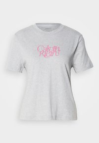 SCRIPT - Μπλουζάκι με στάμπα - history grey heather