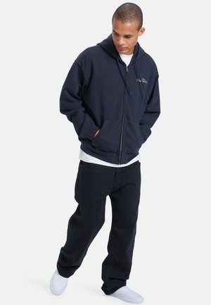 Quiksilver ERA SCREEN HOOD - Sweater met rits - black