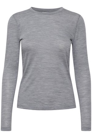 Gestuz NINIA ROUNDNECK - Svetrík - grey