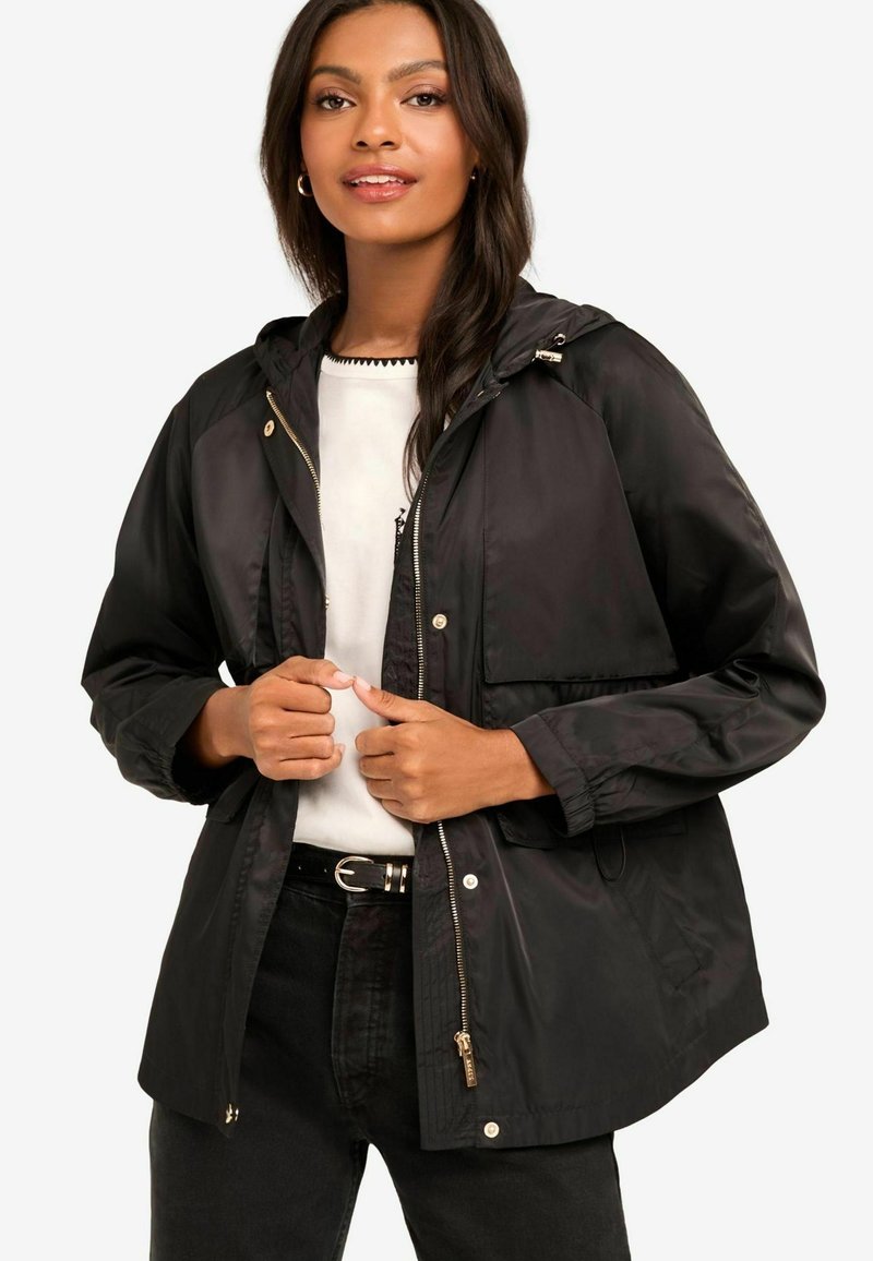 Lipsy SHOWER RESISTANT RAIN - Vodotesná bunda - black