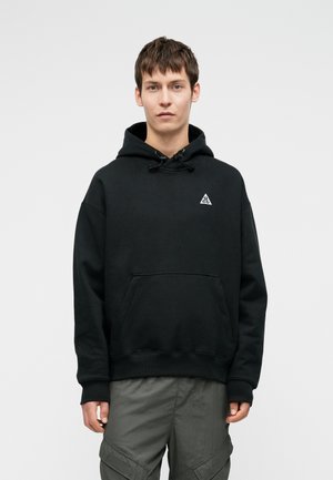 Nike ACG HOODIE - Ikdienas džemperis - black/anthracite/(summit white)