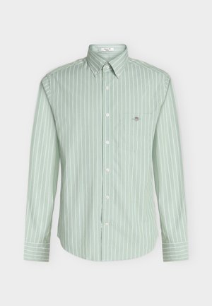 GANT, REG CLASSIC POPLIN STRIPE SHIRT - Skjorter - surplus mint