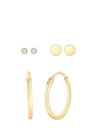 SPARKLING BASIC SET - MIT KRISTALLEN VON SWAROVSKI® - Øreringe - gold-coloured