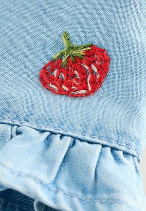 Next REGULAR FIT - FRILL - Kratke hlače iz džinsa - denim