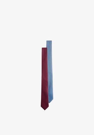 Next 2 PACK - Stropdas - navy burgundy red