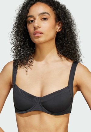 Haut de bikini - black   white