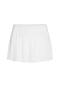JOHNNY SMOCKED WAIST - Swimming shorts - snow white