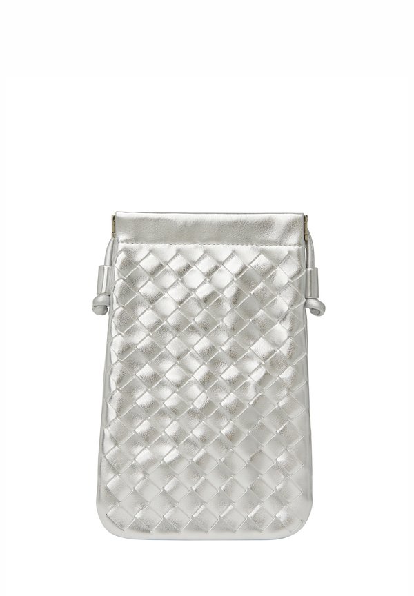 SHOULDER - Handytasche - silver