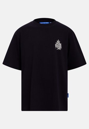 Redefined Rebel, JIMMY TEE BOXY FIT - Print T-shirt - black