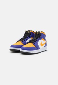 Jordan AIR JORDAN 1 MID UNISEX - Sapatilhas de cano alto - dark concord/taxi/white/black