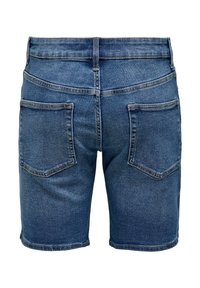 Only & Sons ONSWEFT NORMAL GESCHNITTEN - Kratke hlače od trapera - medium blue denim