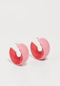 SCULPTED CREOLE - Earrings - duo tone