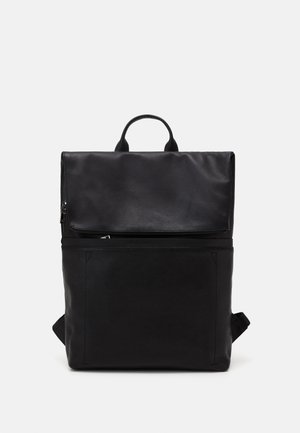 UNISEX LEATHER - Batoh - black