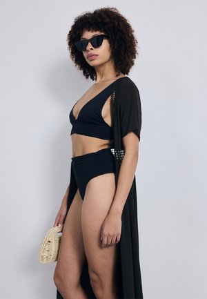 BEACH KIMONO - Strandaccessoire - black