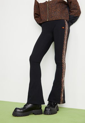 Kaffe DITTE - Maxikleid - black feather gray leo/schwarz - Zalando.ch