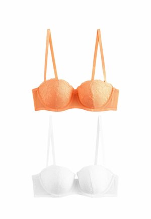 PAD STRAPLESS 2 PACK STANDARD - Strapless BH - orange white