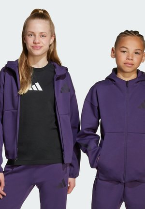 adidas Sportswear Felpa con zip - aurora plum/aurora black
