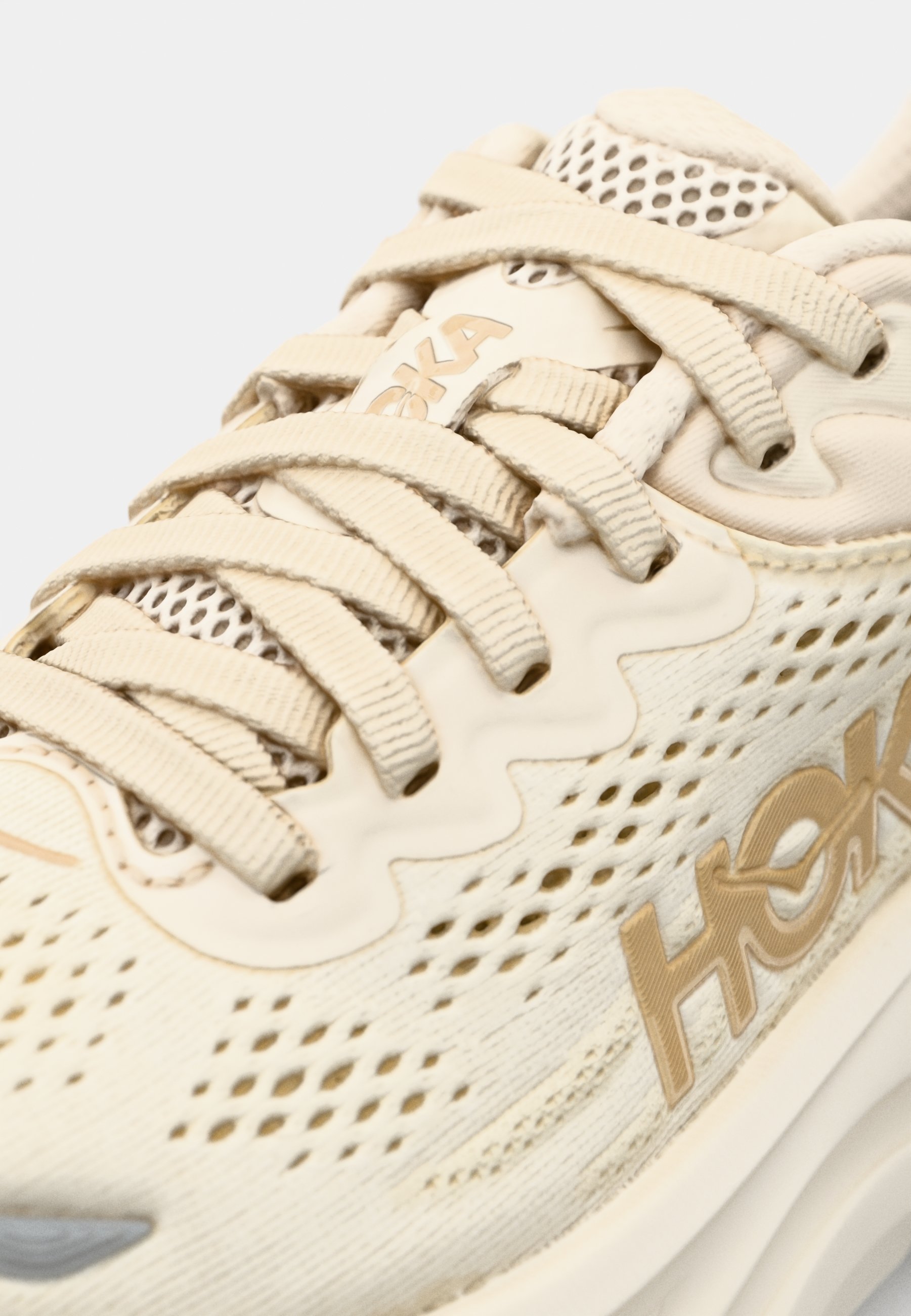 HOKA BONDI 9 - Pantofi de alergare pe asfalt - vanilla/birch/bej