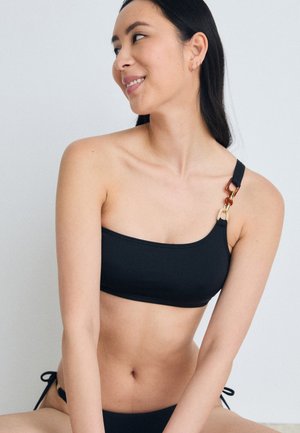 ONESHOULDER - Haut de bikini - black