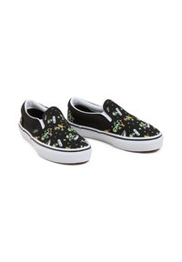 Vans SLIP-ON - Sneakers basse - black green