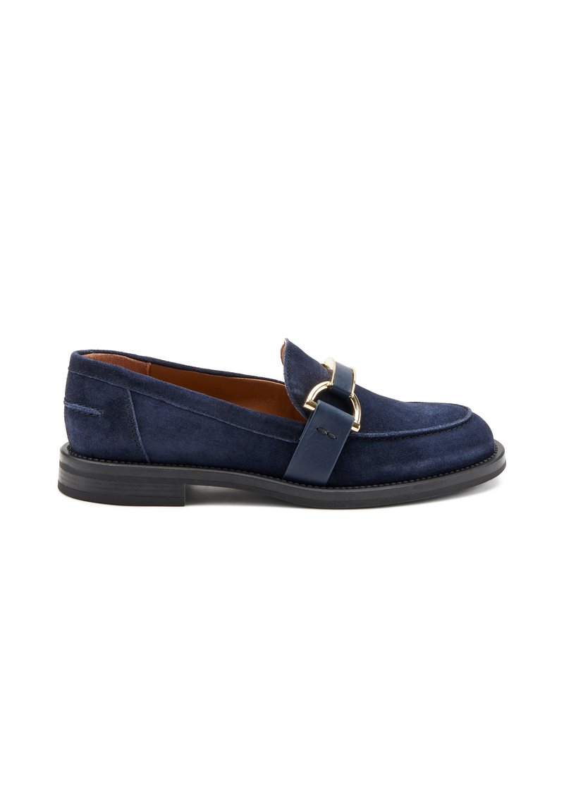 Frau Shoes LOAFERS - Chaussons - blue