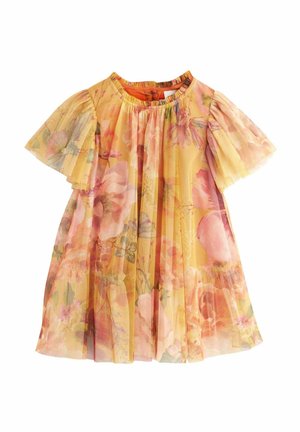 FLORAL - REGULAR FIT - Vardagsklänning - ochre yellow