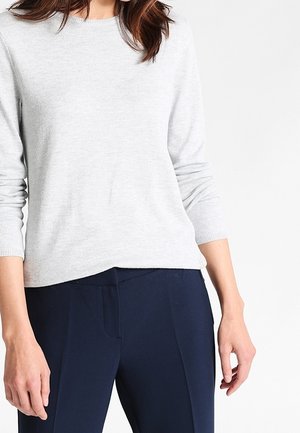 Striktrøje - light grey