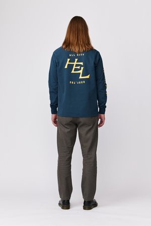 HEL - Topper langermet - carbon blue