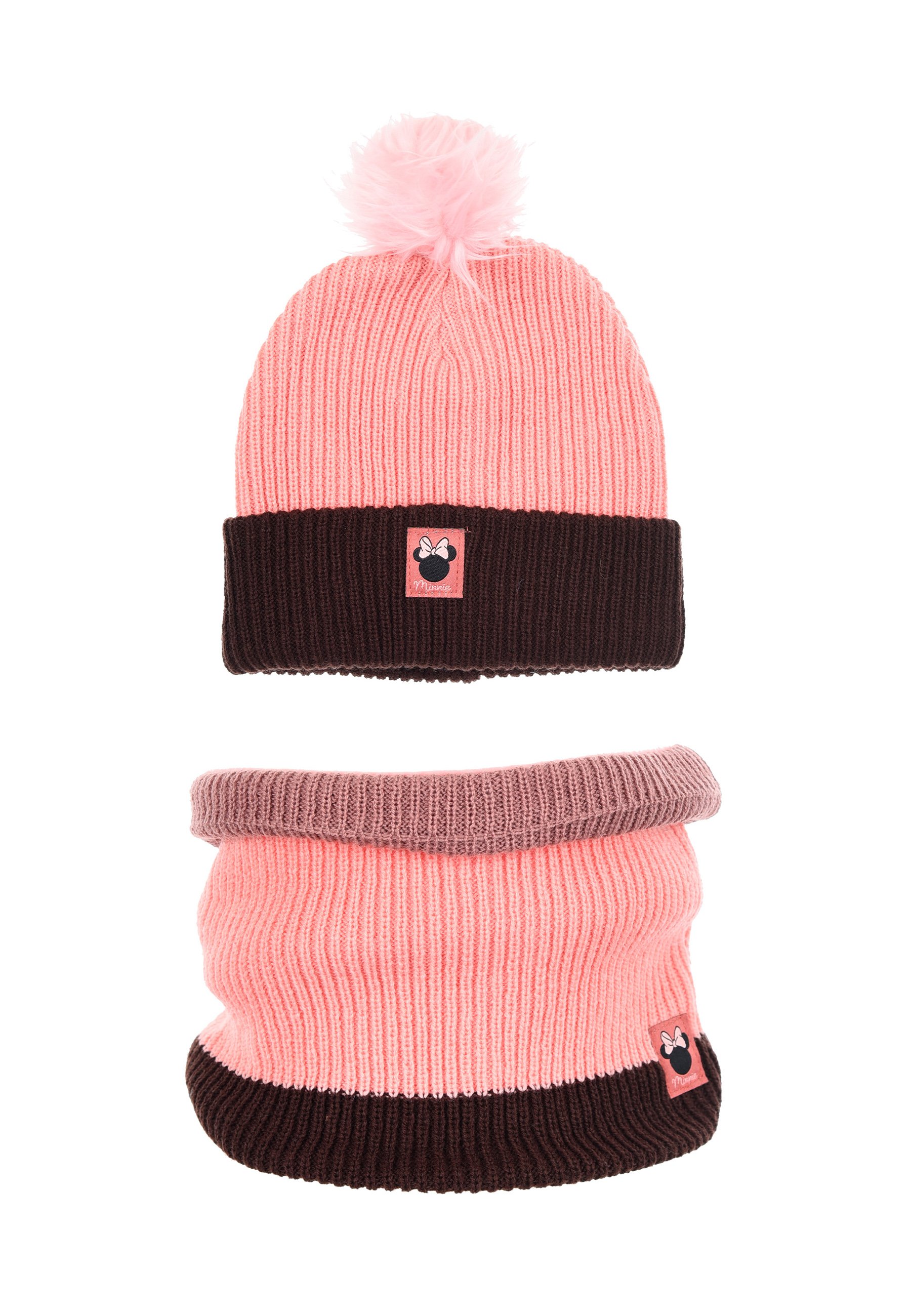 Babymütze Mit Minnie-Maus-Motiv – Gr. 48 Cm, 100% Baumwolle, Rosa, Süße Kopfbedeckung Für Kleinkinder