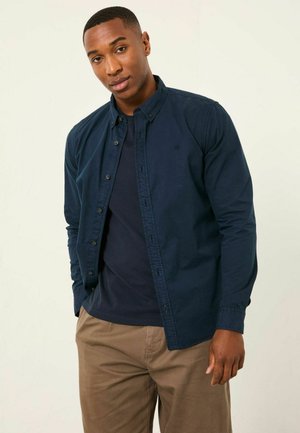 TALL FIT LONG SLEEVE PLAIN - Hemd - navy