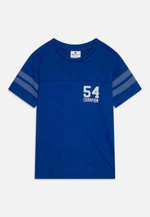 BASKETBALL INSPIRED CREWNECK WITH PRINT - Nyomott mintás póló - bai/white