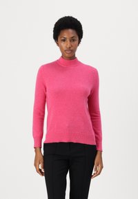 pure cashmere MOCKNECK - Džemperis - strawberry